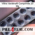 Vilitra Vardénafil Comprimés 20 Mg 30